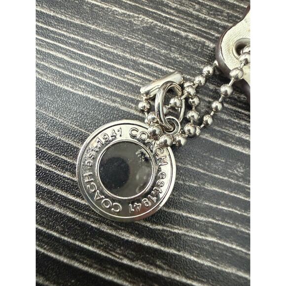 Vintage Coach Hang Tag w/ Leather Tag and Round Medallion - Picture 2 of 5